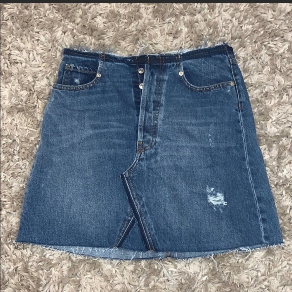 Zara woman premium denim collection skirt